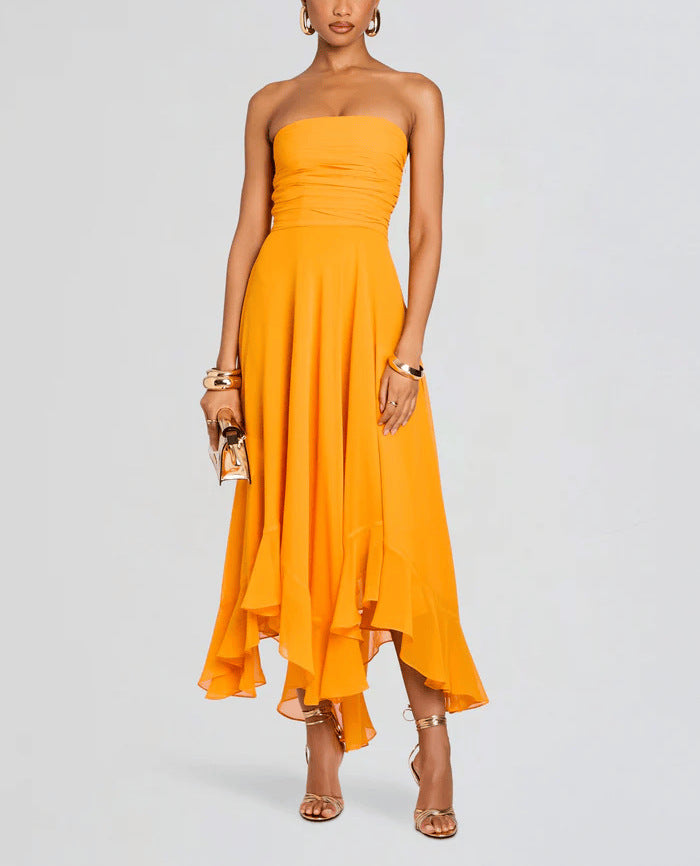 Asymmetric Maxi Dress