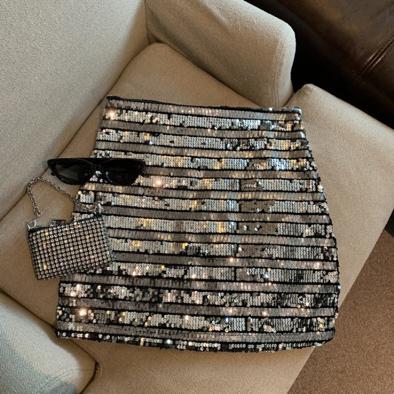 Sequin skirt