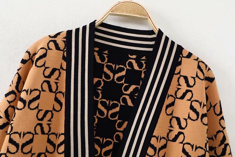 Branded Knitted Cardigan