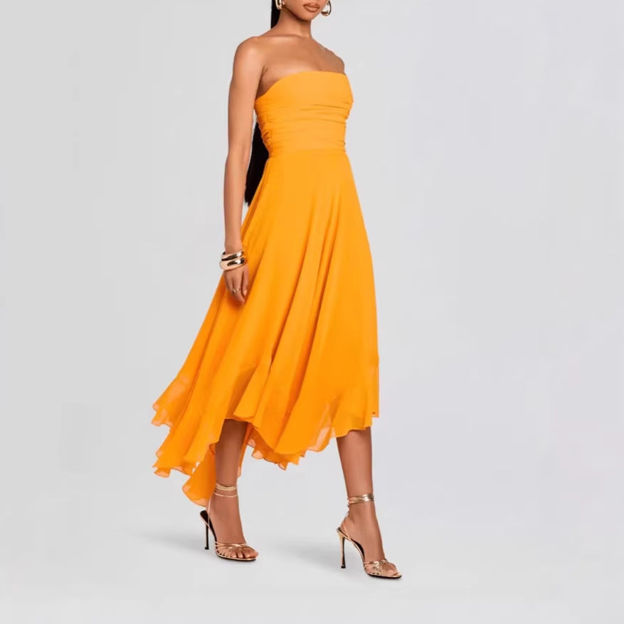 Asymmetric Maxi Dress