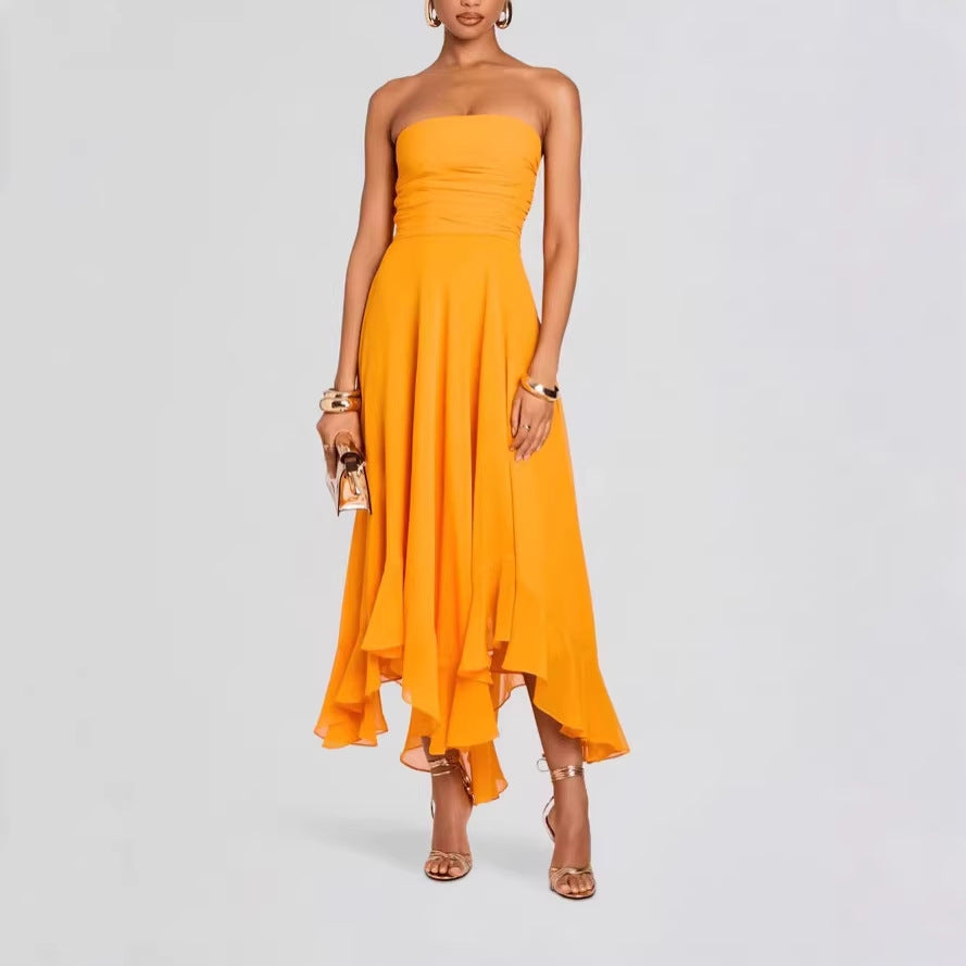 Asymmetric Maxi Dress